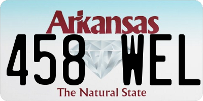 AR license plate 458WEL