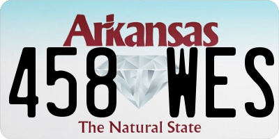 AR license plate 458WES