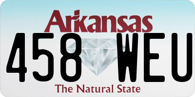 AR license plate 458WEU