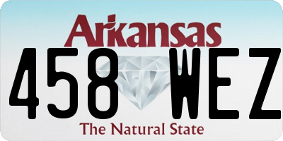 AR license plate 458WEZ