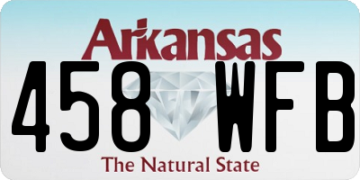 AR license plate 458WFB