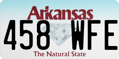 AR license plate 458WFE