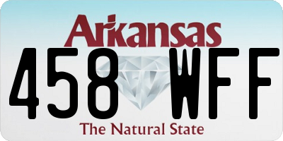 AR license plate 458WFF