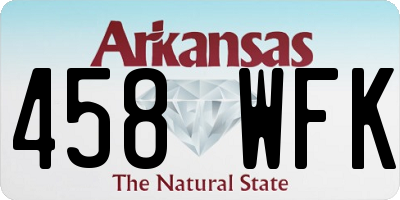 AR license plate 458WFK