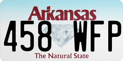 AR license plate 458WFP