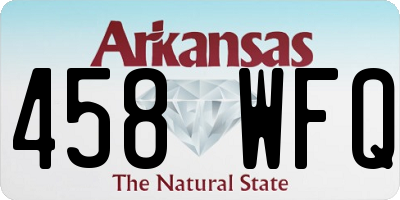 AR license plate 458WFQ