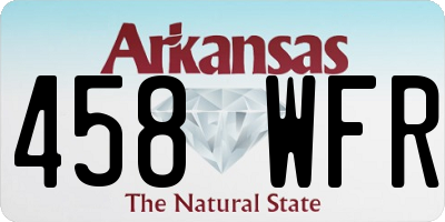 AR license plate 458WFR