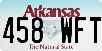AR license plate 458WFT