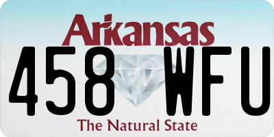 AR license plate 458WFU