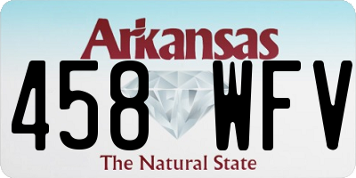 AR license plate 458WFV