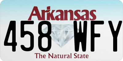AR license plate 458WFY