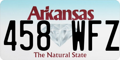 AR license plate 458WFZ