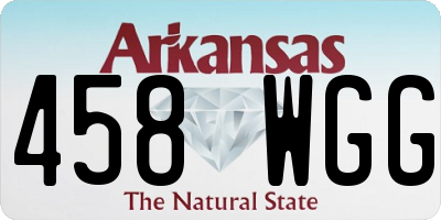 AR license plate 458WGG