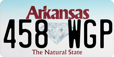 AR license plate 458WGP