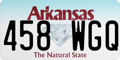 AR license plate 458WGQ