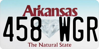 AR license plate 458WGR