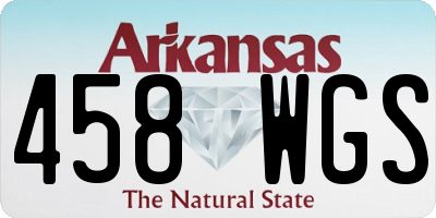 AR license plate 458WGS