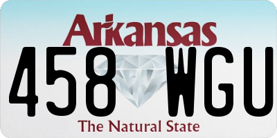 AR license plate 458WGU