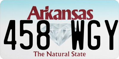 AR license plate 458WGY