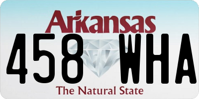 AR license plate 458WHA