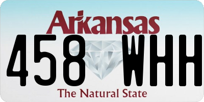 AR license plate 458WHH