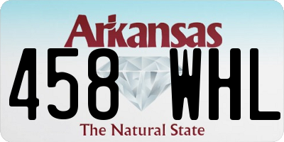 AR license plate 458WHL