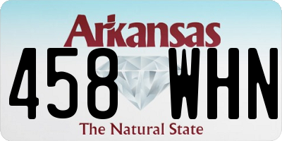 AR license plate 458WHN