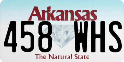 AR license plate 458WHS