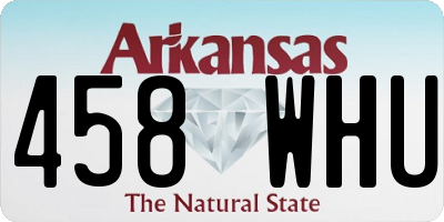 AR license plate 458WHU