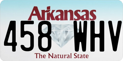 AR license plate 458WHV