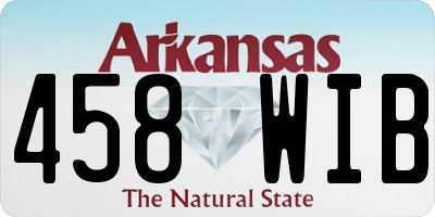 AR license plate 458WIB