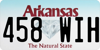 AR license plate 458WIH