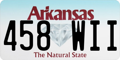 AR license plate 458WII