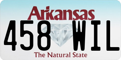 AR license plate 458WIL