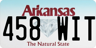 AR license plate 458WIT