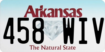 AR license plate 458WIV