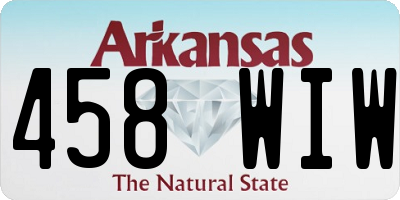AR license plate 458WIW