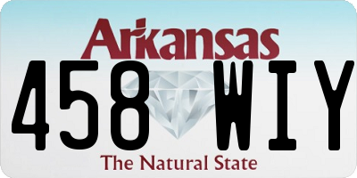 AR license plate 458WIY