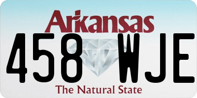 AR license plate 458WJE