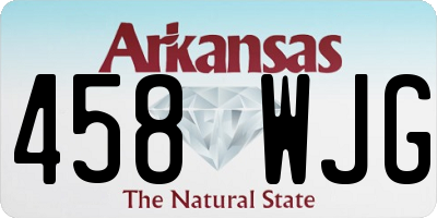 AR license plate 458WJG