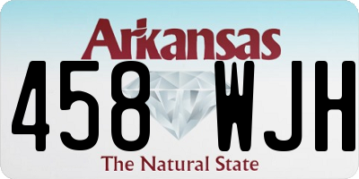 AR license plate 458WJH