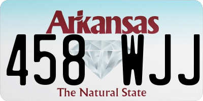 AR license plate 458WJJ