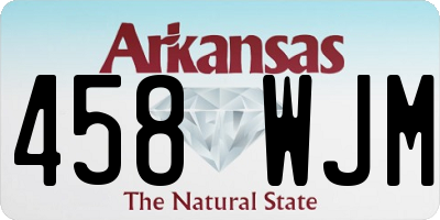 AR license plate 458WJM