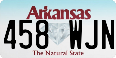 AR license plate 458WJN