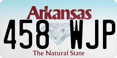 AR license plate 458WJP