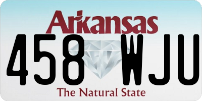 AR license plate 458WJU
