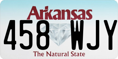 AR license plate 458WJY