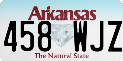 AR license plate 458WJZ