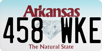 AR license plate 458WKE