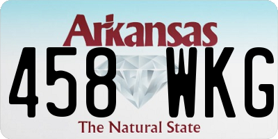 AR license plate 458WKG